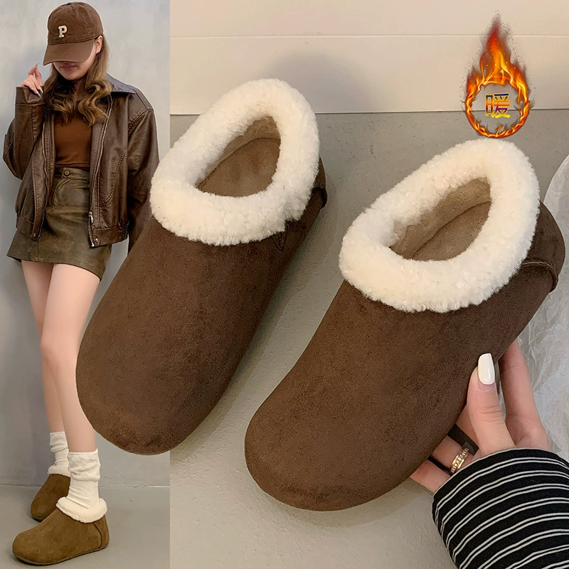 Demi-season warm boots platform, high keep warm shoes