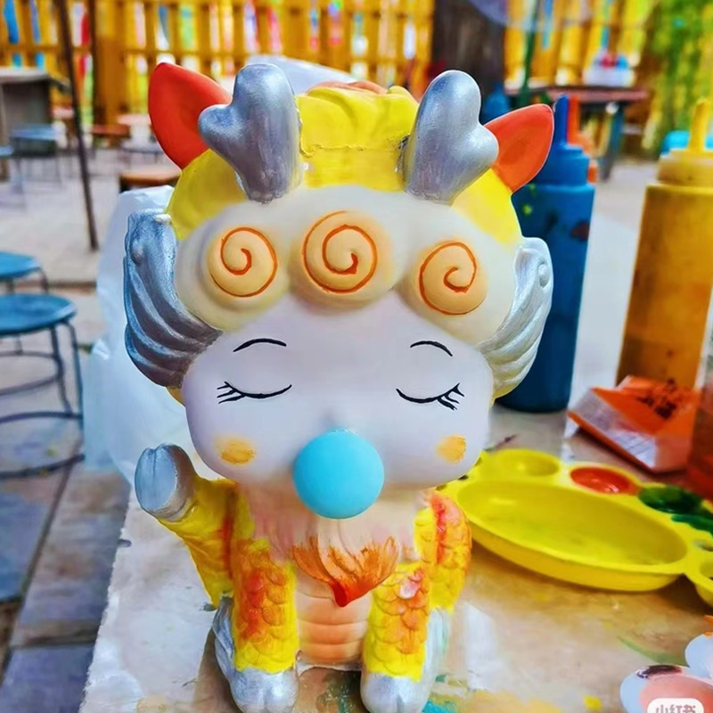 Alcancía de Yeso Grande DIY para Colorear y Pintar para Niños