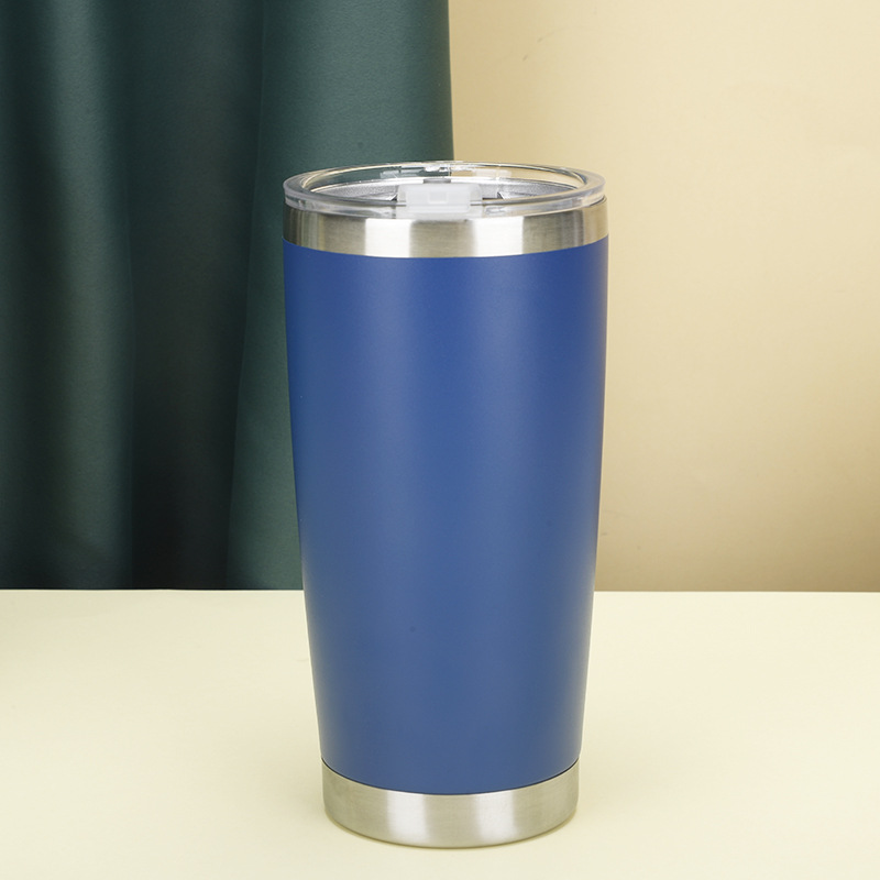 Comercio exterior de gran capacidad taza de helado cerveza taza de café de acero inoxidable doble 20oz taza de coche 304 taza de agua del coche