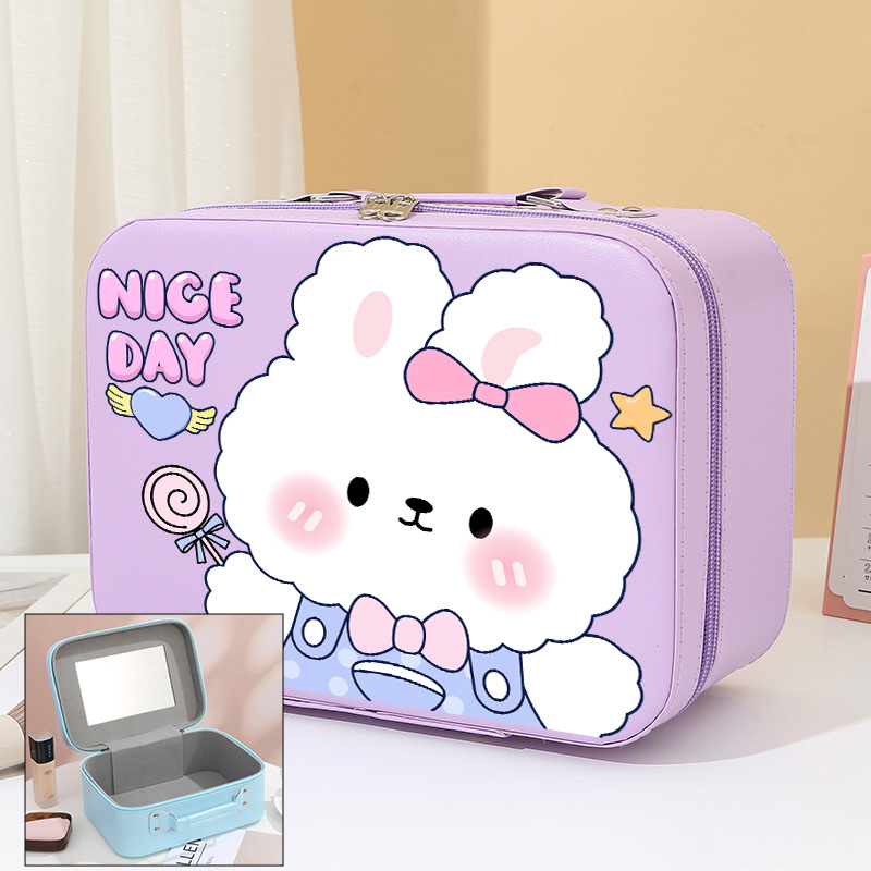 보라색 롤리팝 토끼 대형 거울
