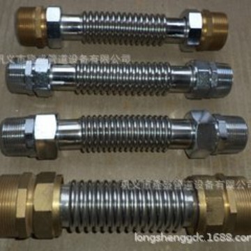 风机盘管接头波纹管接头304丝扣橡胶软连接可曲挠橡胶接头耐腐蚀