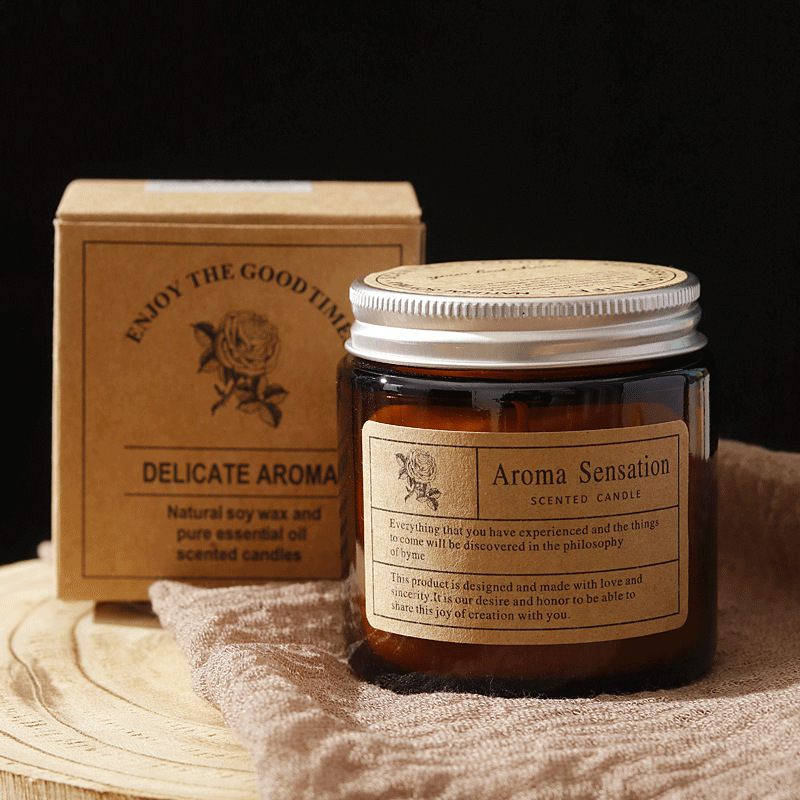 Vela aromática de lujo para el hogar con estuche de regalo_voghion.com