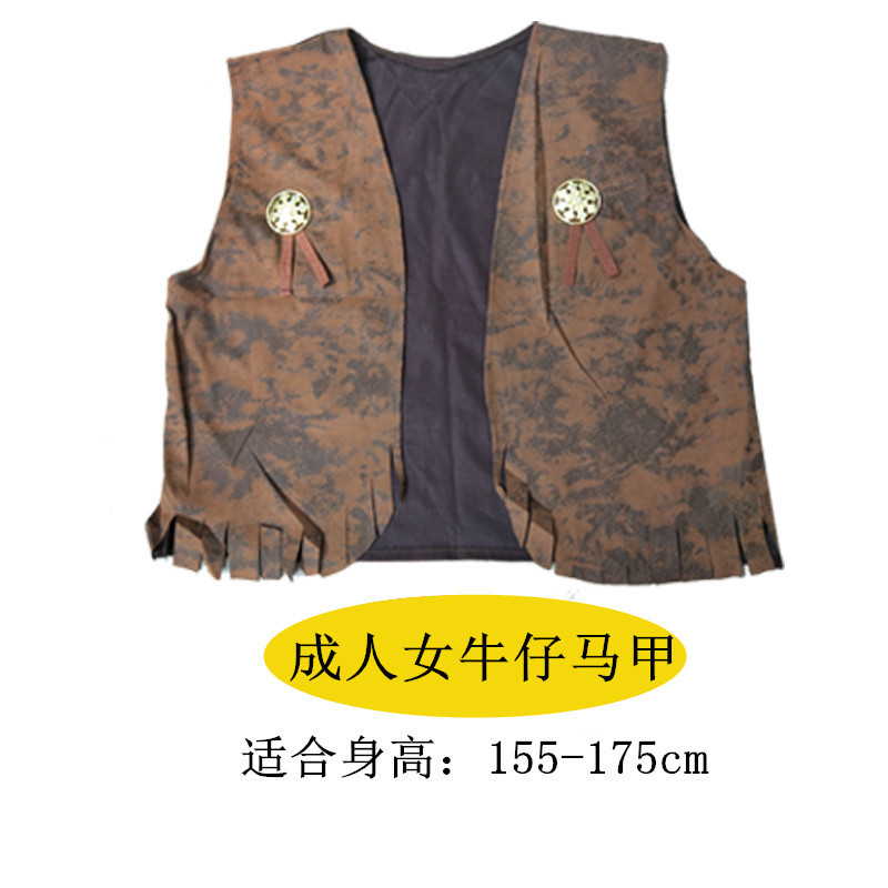 Взрослая женская джинсовая жилет