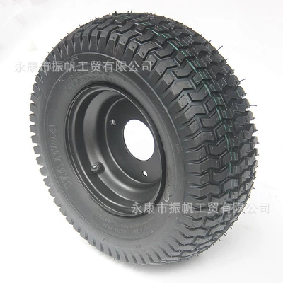 Motorcycle wheel hub Lawn Mower 13*5.00-6 Vacuum - 13x500-6-tires-3-hole-black-wheels
