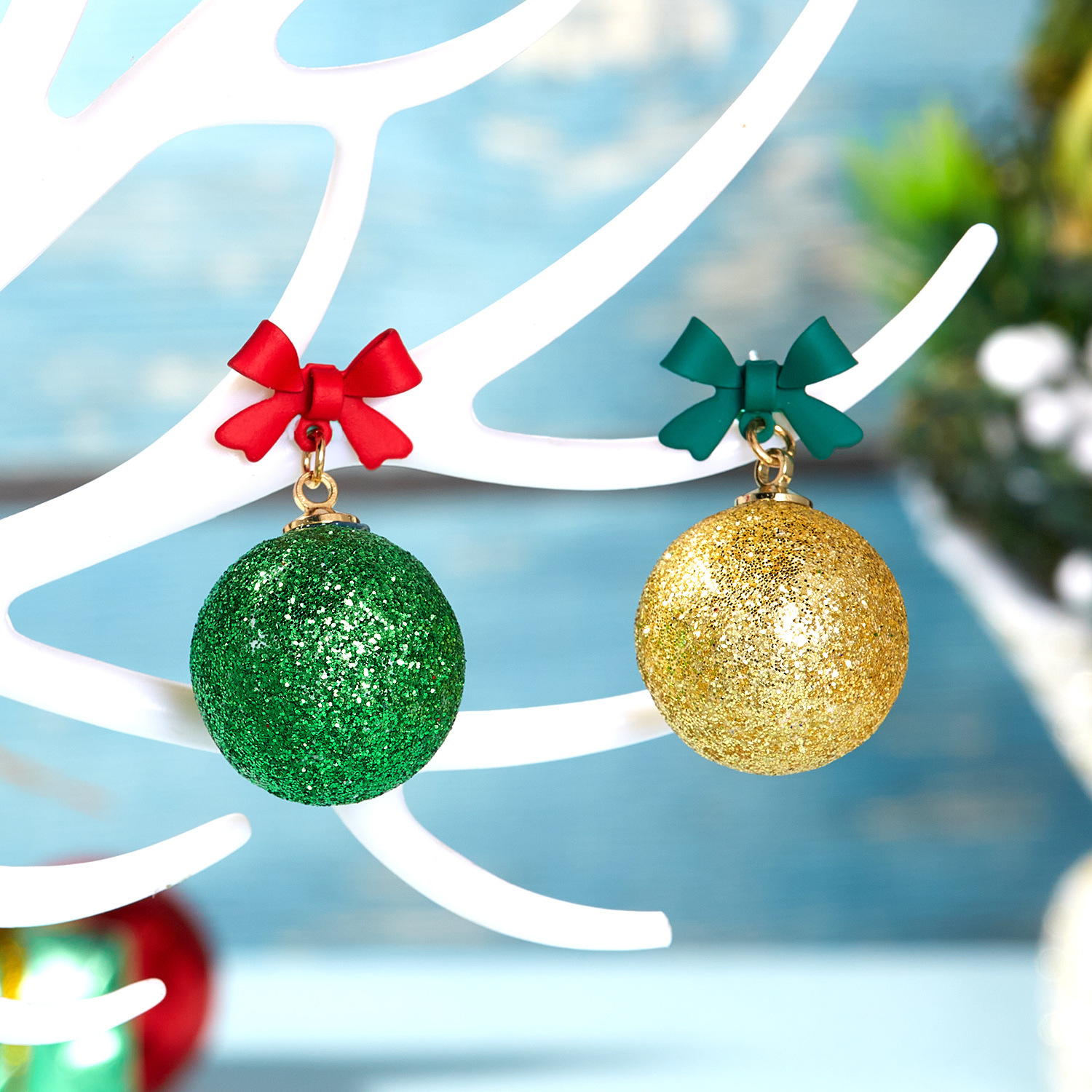 10g Weight Christmas Festival Women's Gender Cute Style Cute Stud Earrings 4