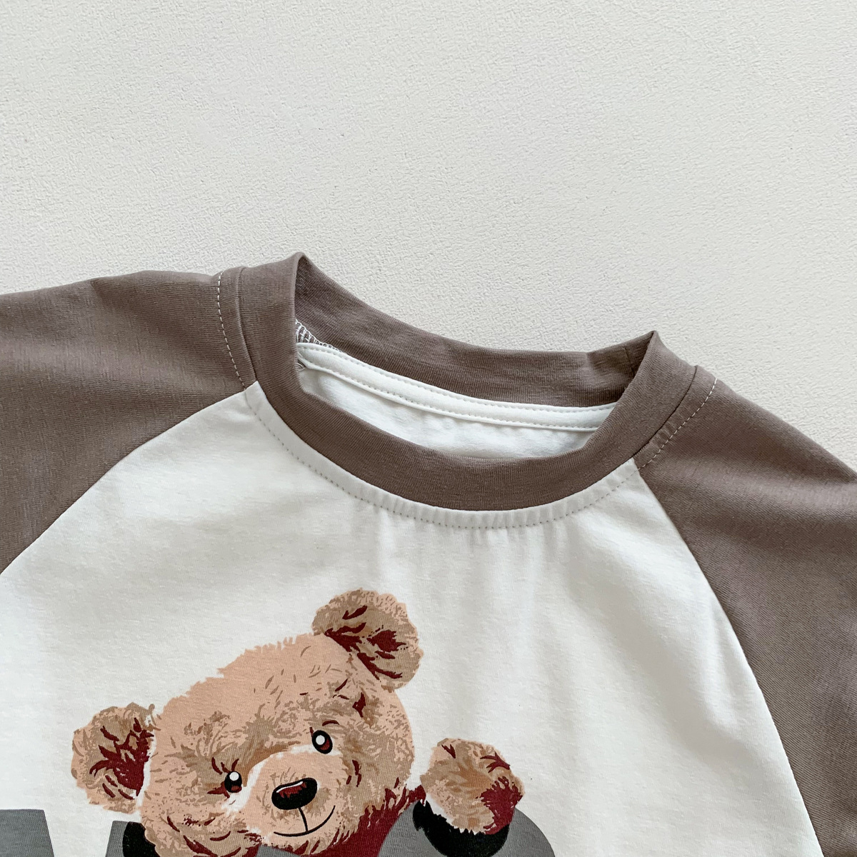 Moda 2023 Verano estilo Coreano flojo de los hombres vaina del triángulo bebé oso pardo mameluco algodón suave y cómodo