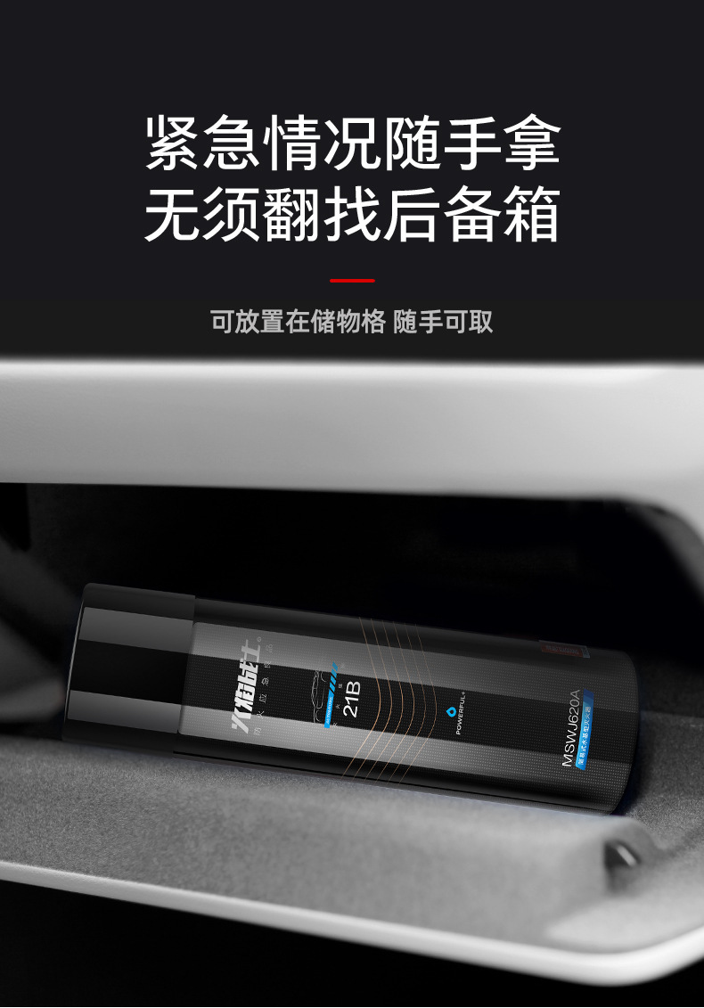 Flame Warrior 620 Vehicle-Mounted Fire Extinguisher 21B Small Portable Water-Based Fire Extinguisher Vehicle-Mounted Powerful Fire Extinguisher