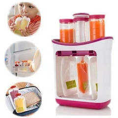 子供の果物の泥の押出機の補助食品は手動の赤ちゃんの補助食品を作ります。