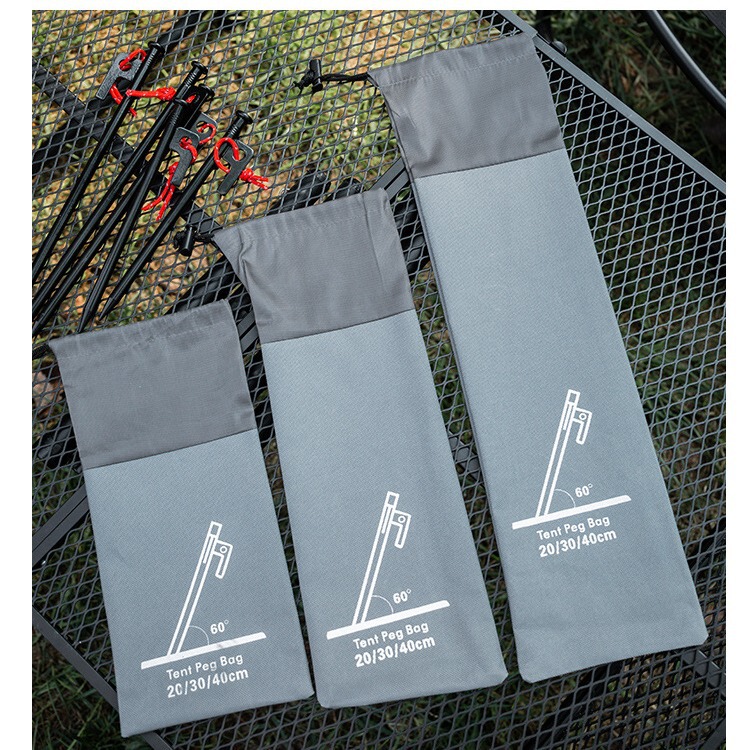 Outdoor tent nail bag storage bag sundries bag high quality 20/30/40cm nail bag camping storage bag