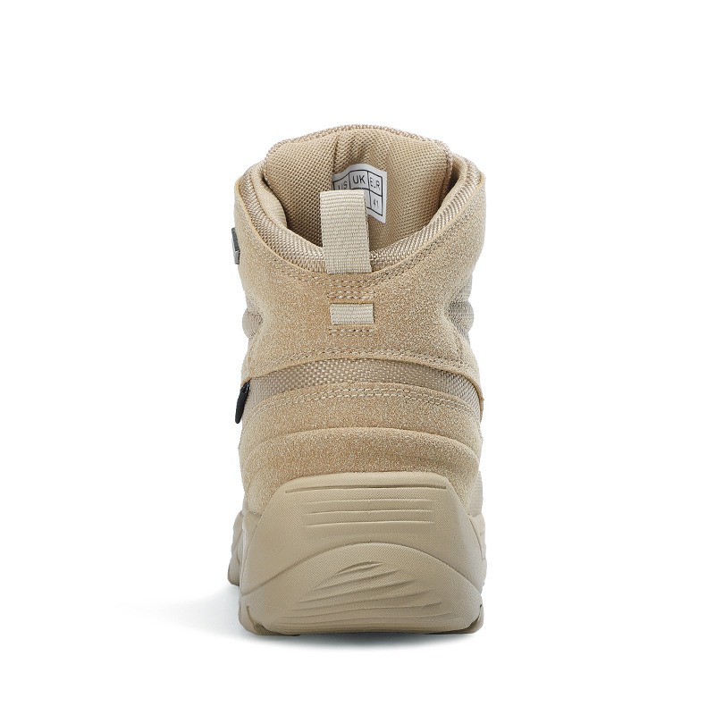 Military boots Tactical boots High school upper leg outdoor combat boots Men's and women's boots Desert boots_voghion.com