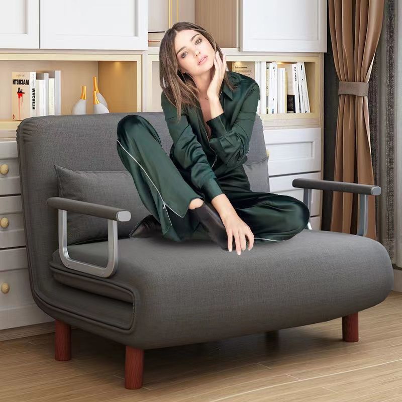 Folding Sofa Bed Dual-purpose Living Room Multi-functional Lunch Break Lazy Sofa Space-saving Single Internet-famous Fabric Sofa Bed