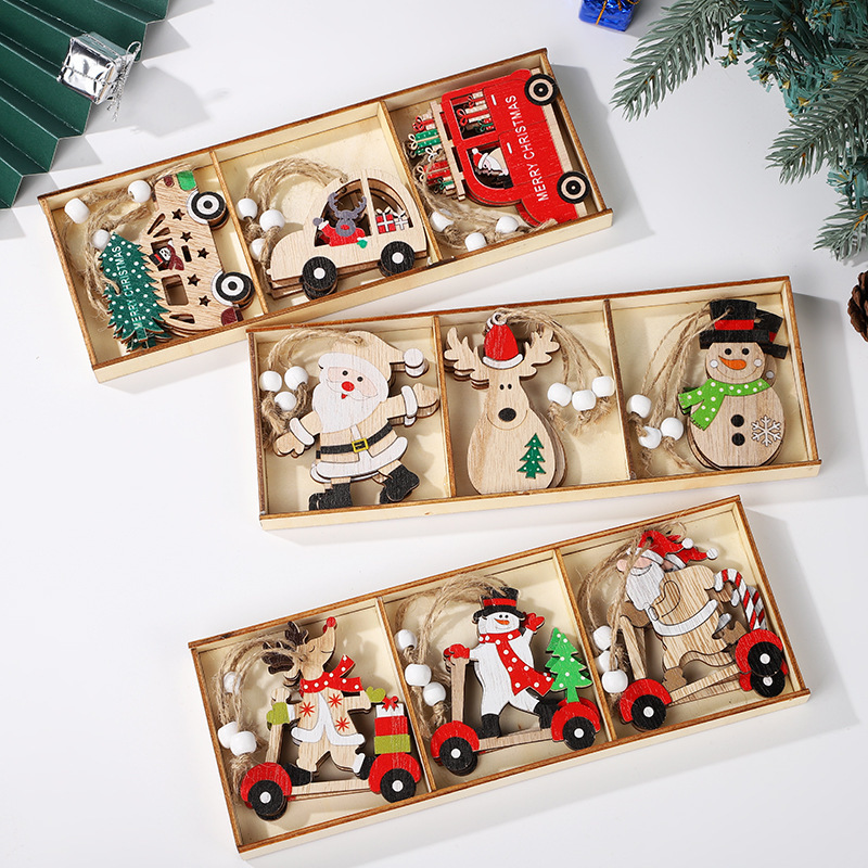 New Christmas Cartoon Children's Gifts Christmas Tree Small Ornaments Cute Santa Claus Snowman Reindeer Decorations New Christmas Cartoon Children's Gifts Christmas Tree Small Ornaments Cute Santa Claus Snowman Reindeer Decorations
