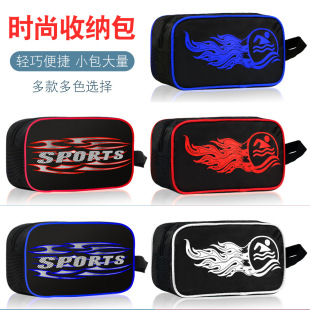 Factory direct convenient swimming storage bag zipper waterproof Oxford cloth flame wash bag swimming storage bag