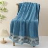 119 wide satin blue