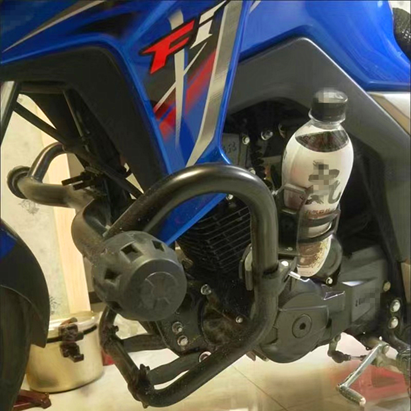 Motorcycle bumper front bumper 125.150 modified surround thickened anti-drop universal competitive anti-drop bumper
