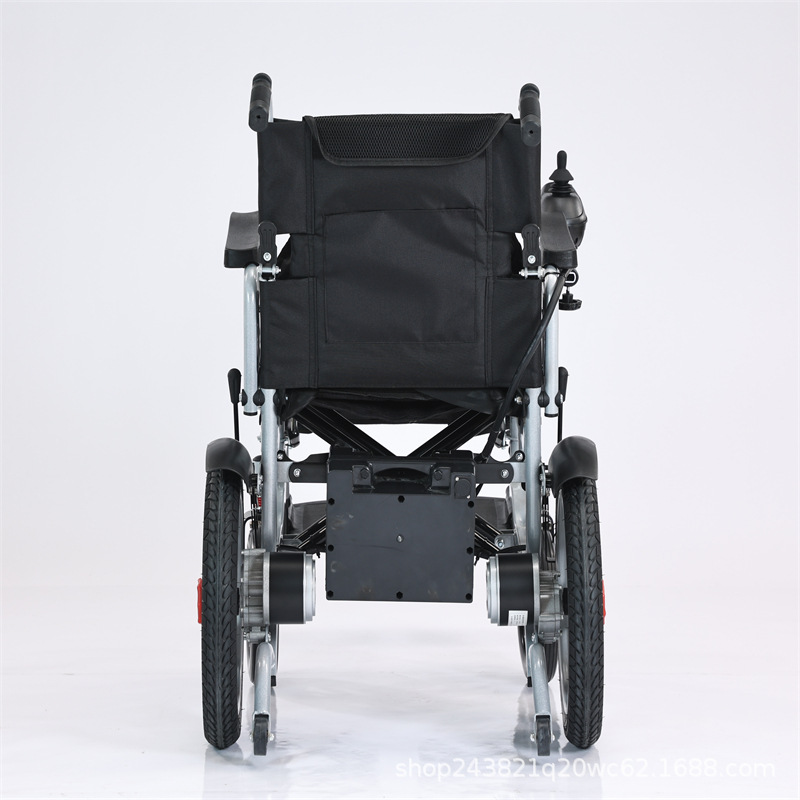 Electric wheelchair, cross-border smart, foldable, portable, specialized for disabled and elderly, four-wheel mobility wheelchair