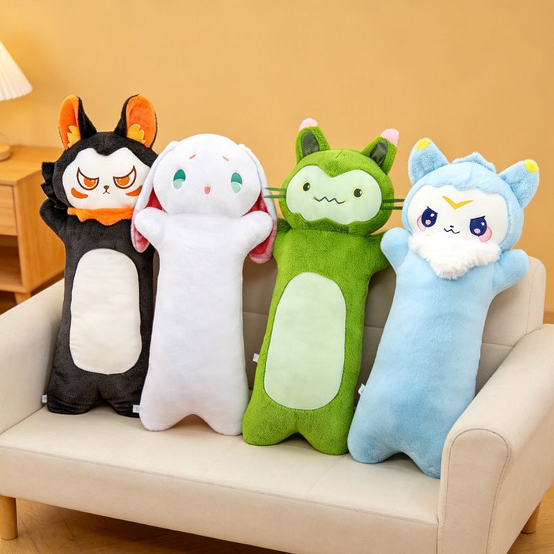 New cross-border Rock Kingdom plush toy, leg-hugging doll, mobile game merchandise, stuffed toy, pillow, birthday gift