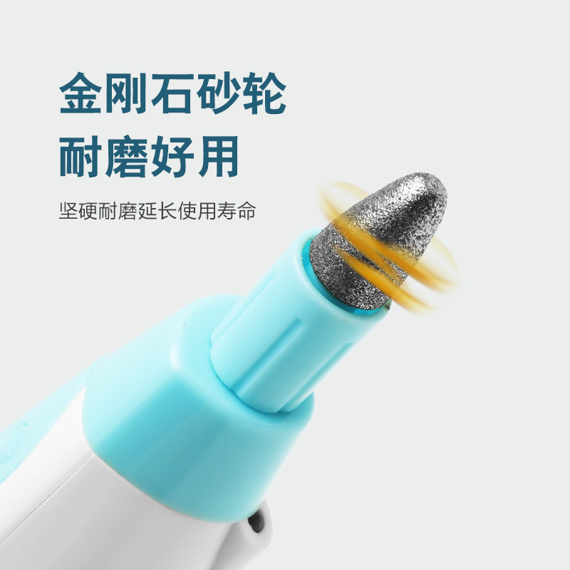 越境新品ペット爪磨き器ハイパワー5段調節可能ledランプ電気電気爪切り猫犬爪切り器|undefined