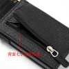 Cross -border new three -fold magnetic absorbing anti -theft credit card bag side push aluminum combination automatic pop -up RFID card box wallet