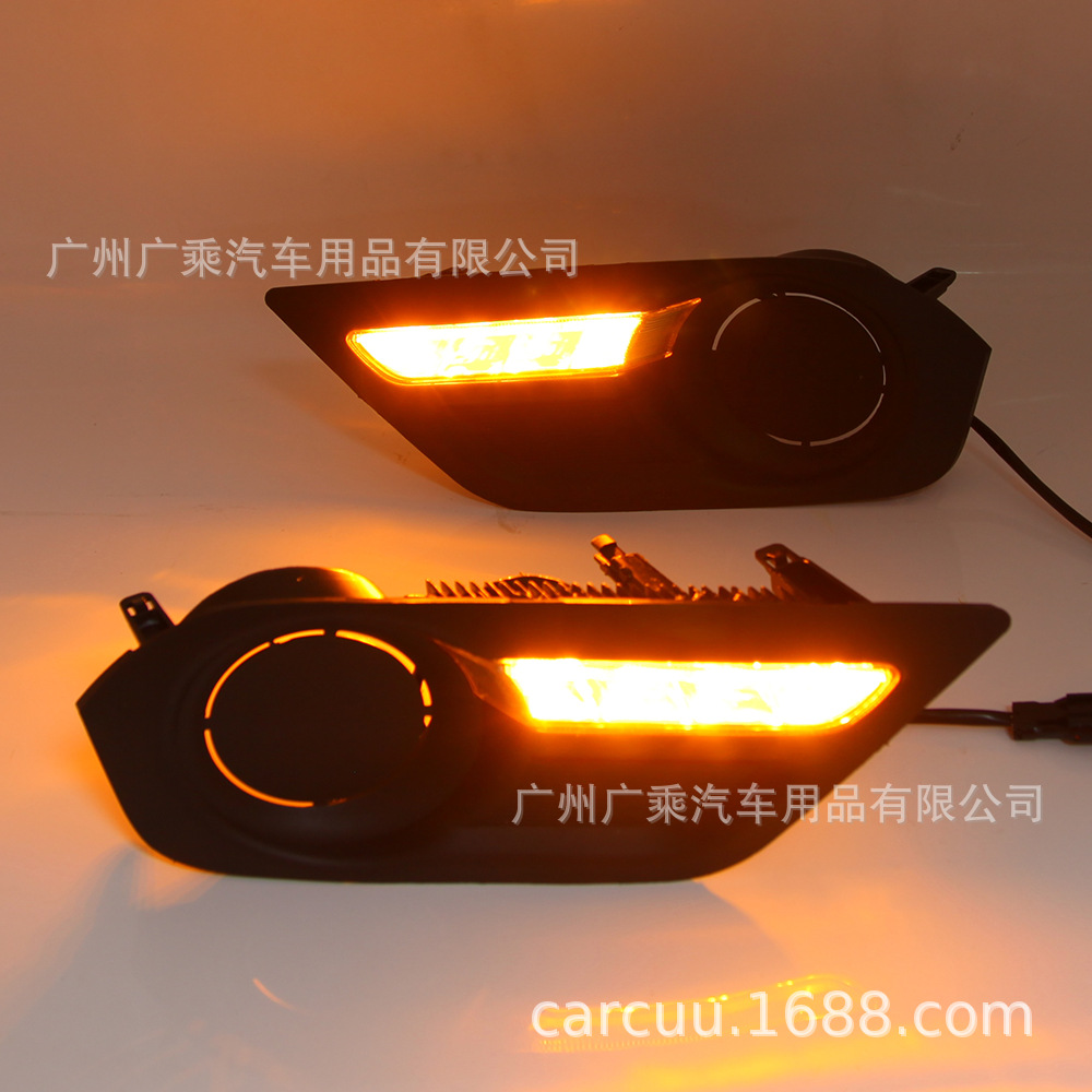 Aplicable corriente a la luz diurna de 50 anillos 2015-2016MU-X LED luz diurna especial Luz de niebla con función bidireccional