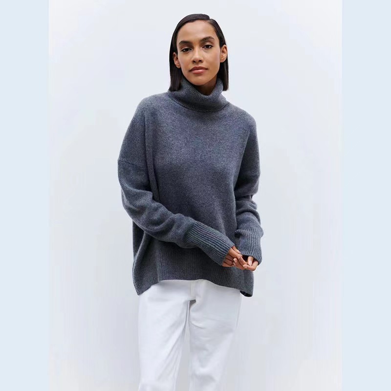 Luxury Alpaca Wool High-Neck Sweater – Ultra-Soft Anti-Pilling Pullover (S-XL, 16 Colors, Minimalist Chic Essential)_voghion.com