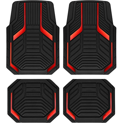 Cross-Border Amazon Temu Hot-Selling American-Style Geometric Line Print Car Floor Mats, Stain-Resistant and Wear-Resistant, Four-Piece Set Wholesale (Avtomobil döşəmə paspasları) - 1218msxt-1-3344cm-pack-of-two