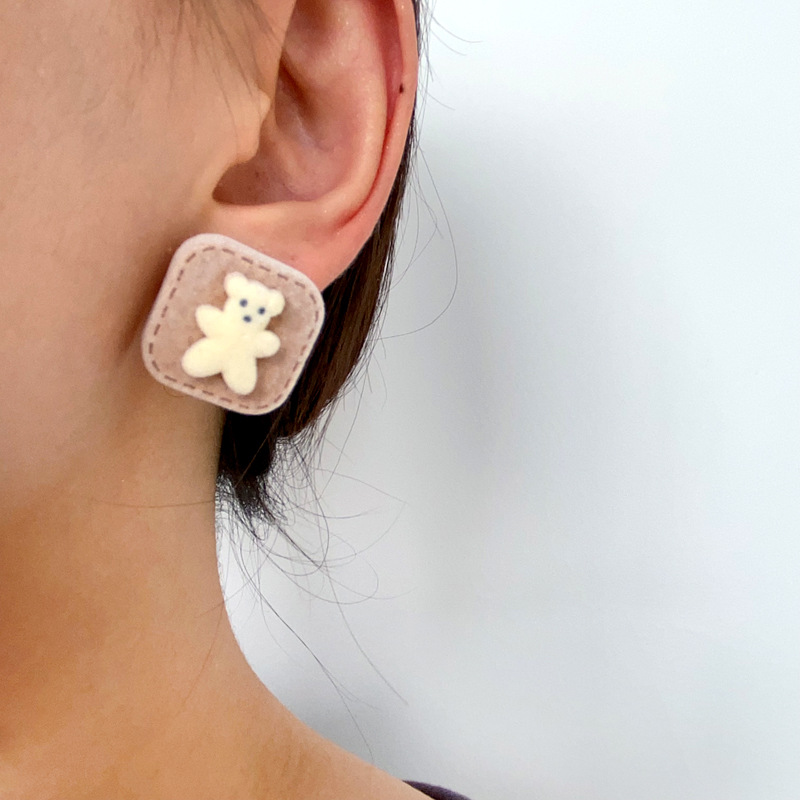 Cute small design earrings