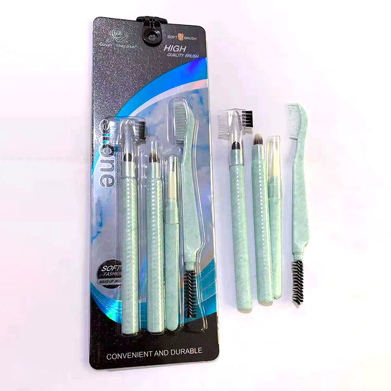 Beauty Beautiful Hair Eyebrow Brush Steel Clear Tail Brush Double…