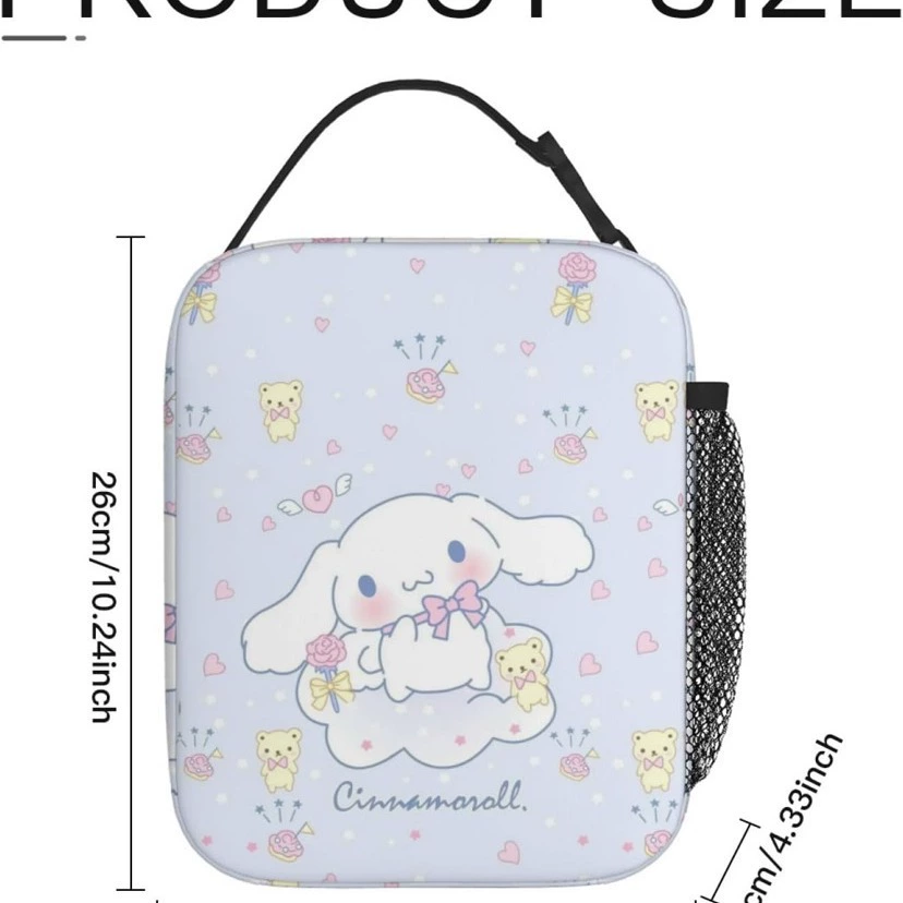 3D новый продукт ледяной пакет Санрио большой уши пёс Cinnamon dog Cinnamoroll ученический анимационный ланч-бэг ледяной пакет