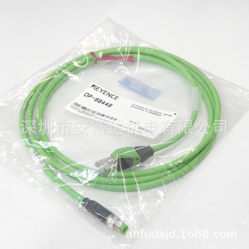 Keyence/Keyence Op-88448 Ethernet Cable M8 4-Pin-Rj45 2m New Original Keyence/Keyence Op-88448 Ethernet Cable M8 4-Pin-Rj45 2m New Original