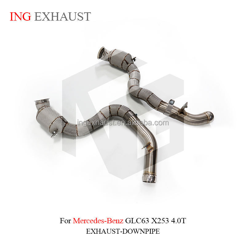Suitable for Mercedes-Benz AMG GLE63 AMG W166 C292 5.5T with catalytic downpipe and heat shield