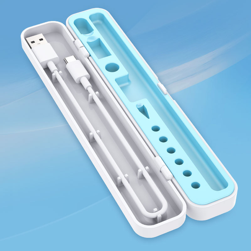 Adecuado para Apple caja de almacenamiento de lápiz Apple Generación de segunda generación pluma capacitiva pluma punta cubierta adaptador accesorios pluma caja