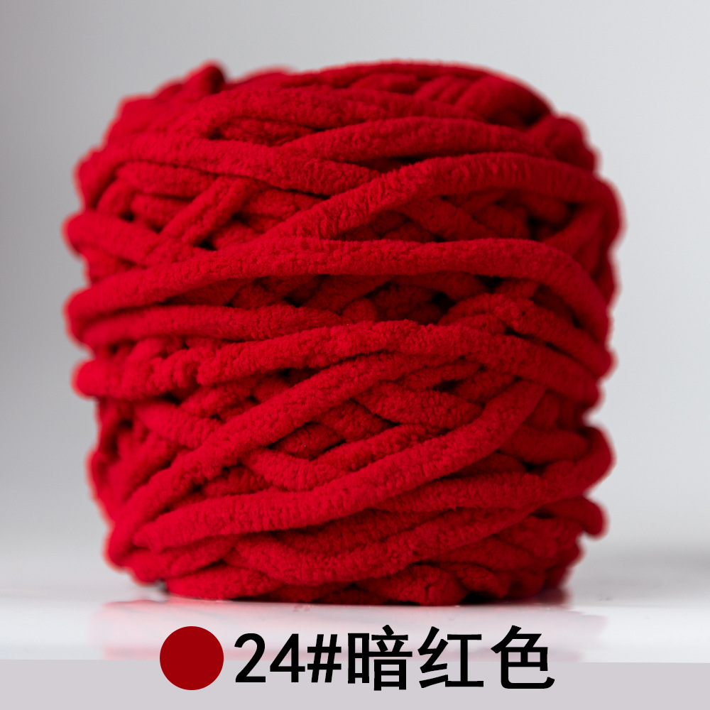 Hilo de la tira de hielo hilo de una sola hebra de lana gruesa bola de aguja hilo tejido a mano bolsa bufanda material de DIY Paquete de fábrica al por mayor