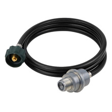 北美6FT一磅转20磅QCC1气瓶接口转换头管ACME瓦斯气罐燃气连接管