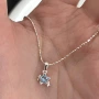气质五角小众星星锁骨链