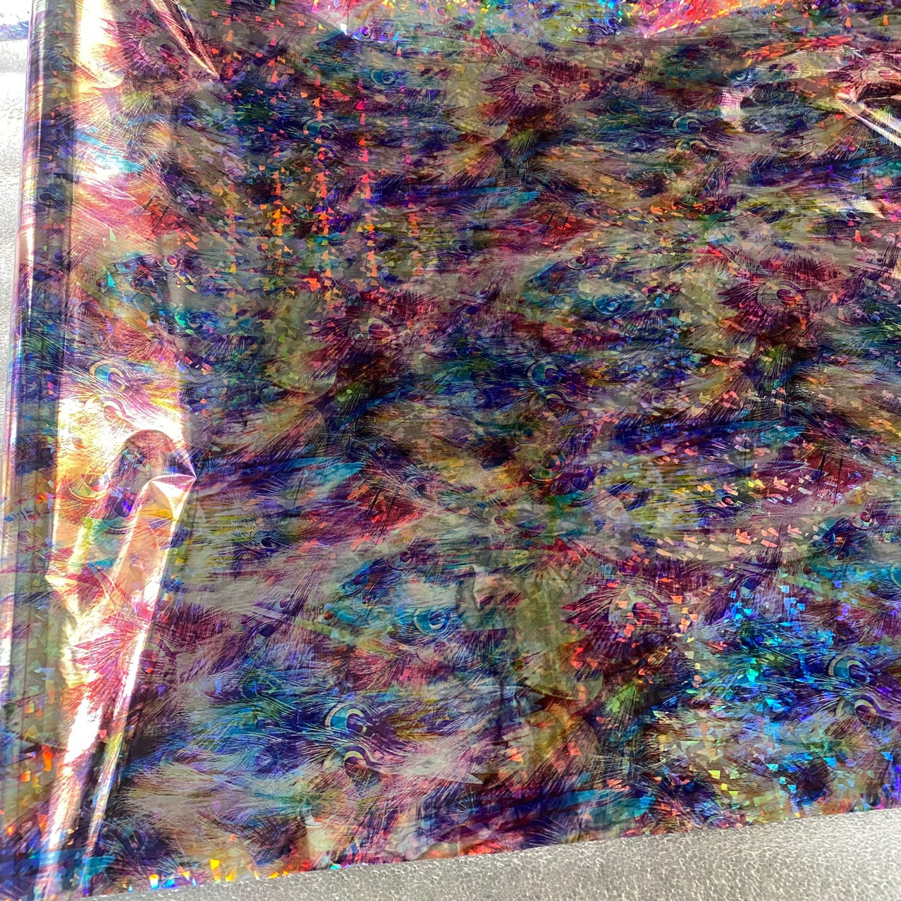 烫金膜/镭射膜/七彩双色花膜