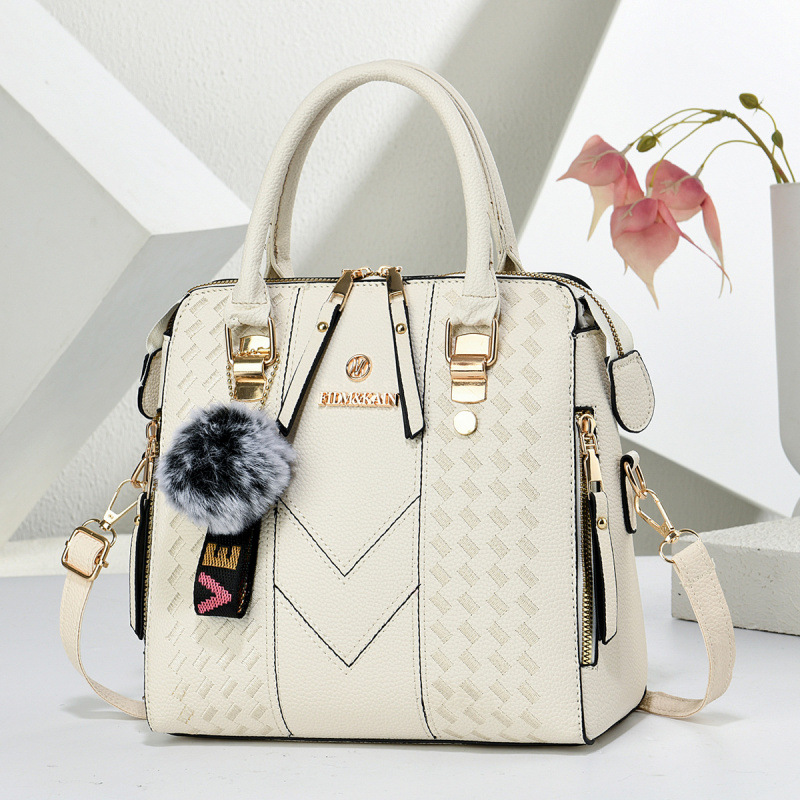 Bolsa de hombro de peluche colgante ocio versátil bolso de transporte diario temperamento moda mochila bolsas transfronterizas