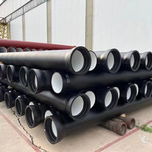 K7 K9国标消防排水给水排污DN200球墨铸铁管 黑色铸铁管 红色T型