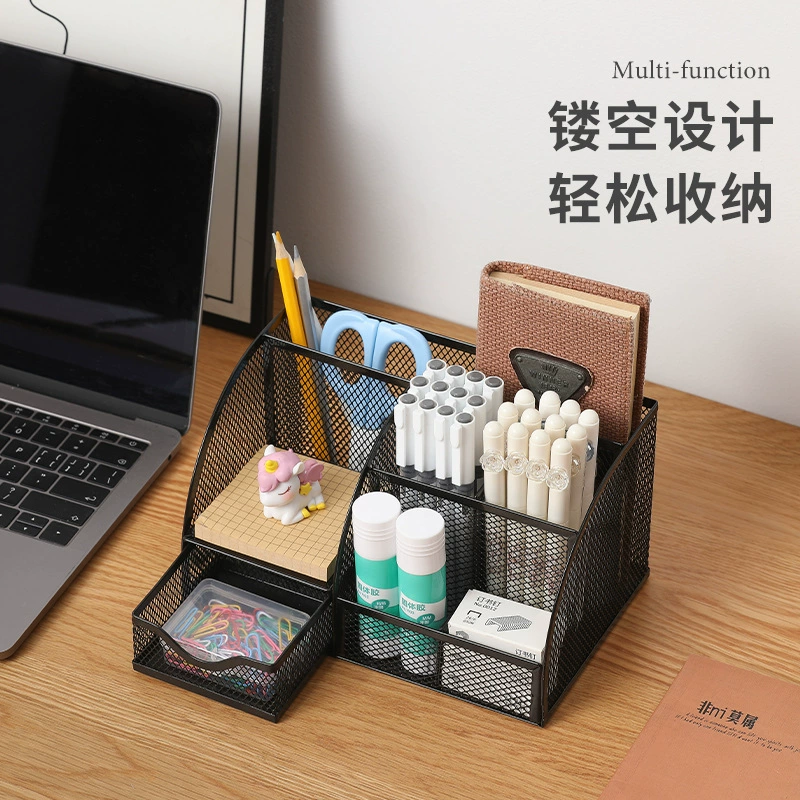 Metal universal high quality pens holder, storage box