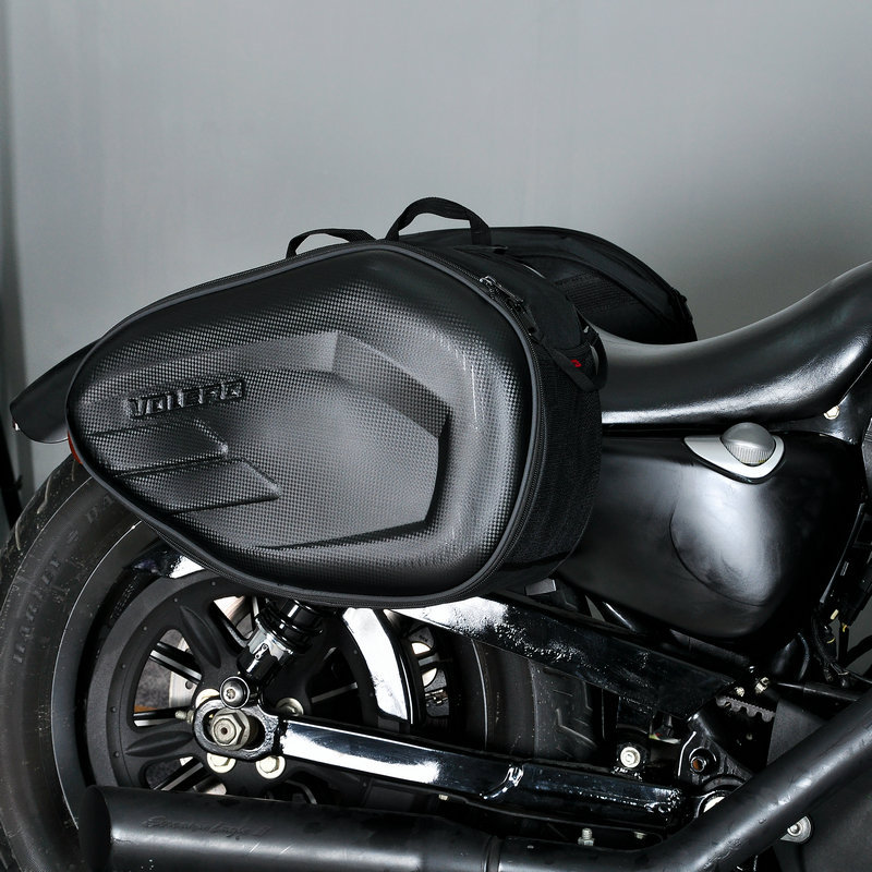Bolsa lateral de la motocicleta VOLERO bolsa de sillín bolsa de casco bilateral bolsa de montar en motocicleta impermeable de larga y corta distancia misceláneas equipaje