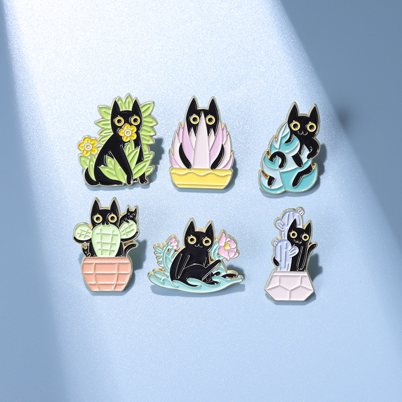 9g Weight Brooches Classification Holiday, Daily Occasion Alloy Material Animal Pattern Unisex Gender Stoving Varnish Design Cute Style Cute Pin Animal Alloy Stoving Varnish Unisex Brooches 8