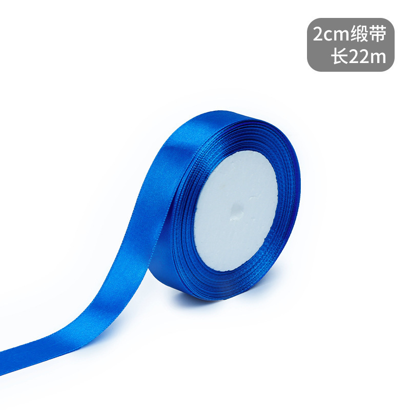 Fábrica directa de poliéster cifrado cinta cinta roscada cinta cinta cinta acompañante regalo embalaje cinta azul al por mayor