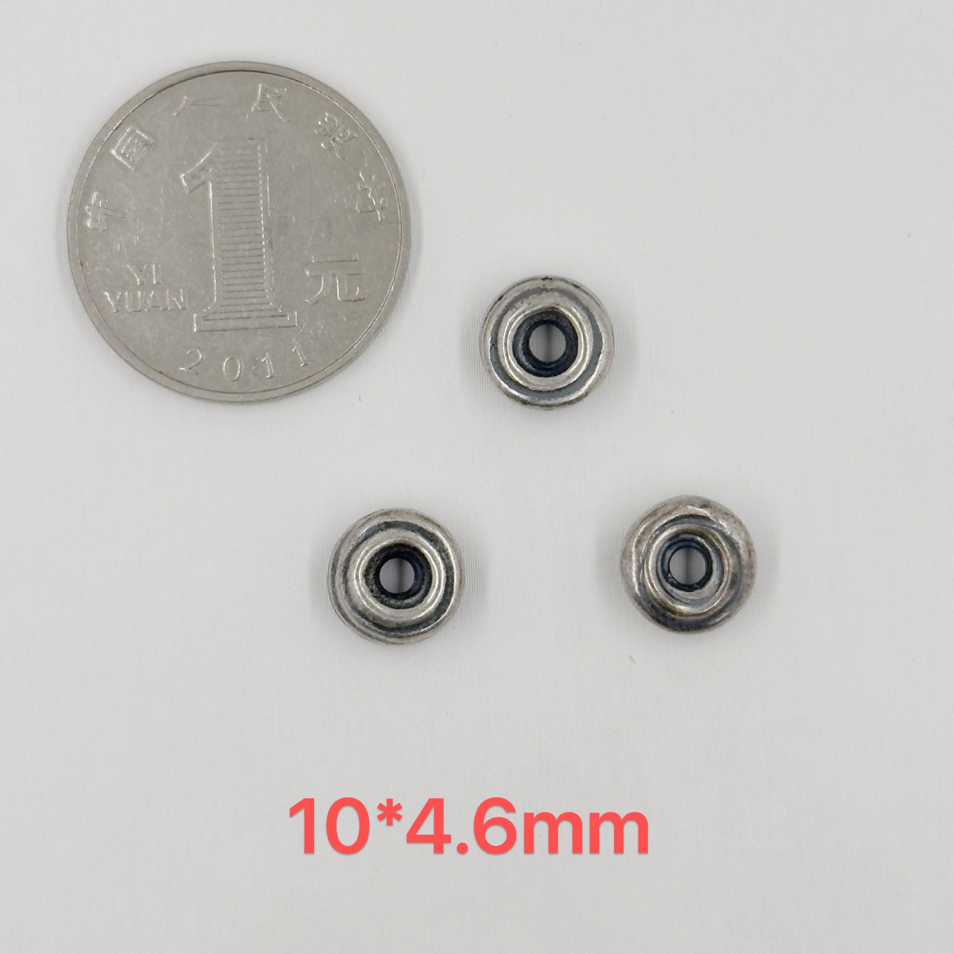 384-417 Shanxi vintage old silver spacer beads DIY accessories 9997 silver bracelet jewelry accessories