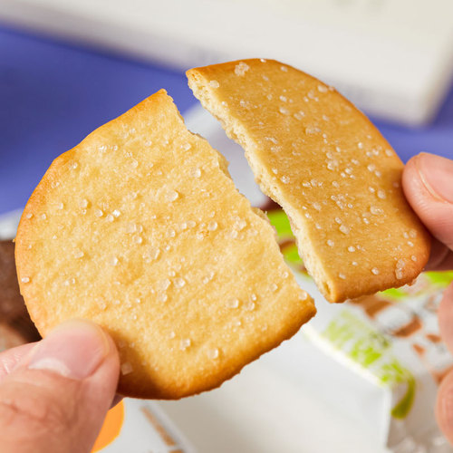 Coconut milk flavored crispy chip cookies 500g bulk snacks chocolate pancakes multi-flavor snack food wholesale