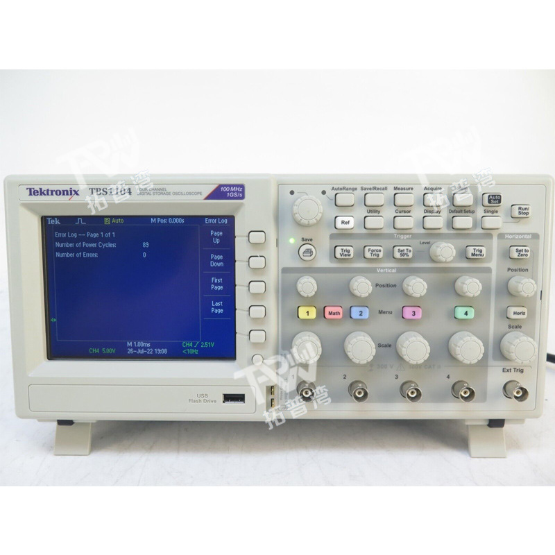 Tektronix 泰克 TBS1104 数字存储示波器 100 MHz 4 通道