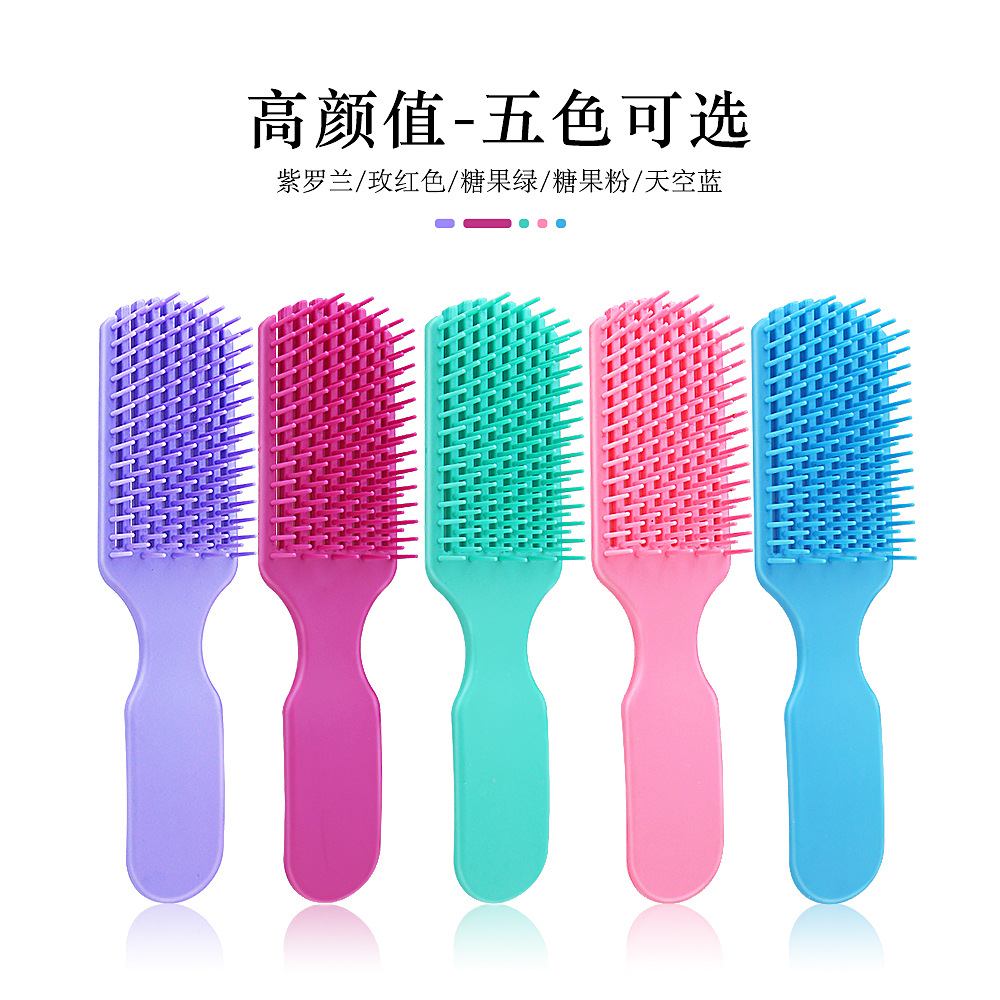 New hollow comb wide-tooth comb scalp ma...