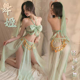 樊蕾 蝴蝶系带古风情趣内衣性感国风汉服肚皮舞异域风制服诱惑666