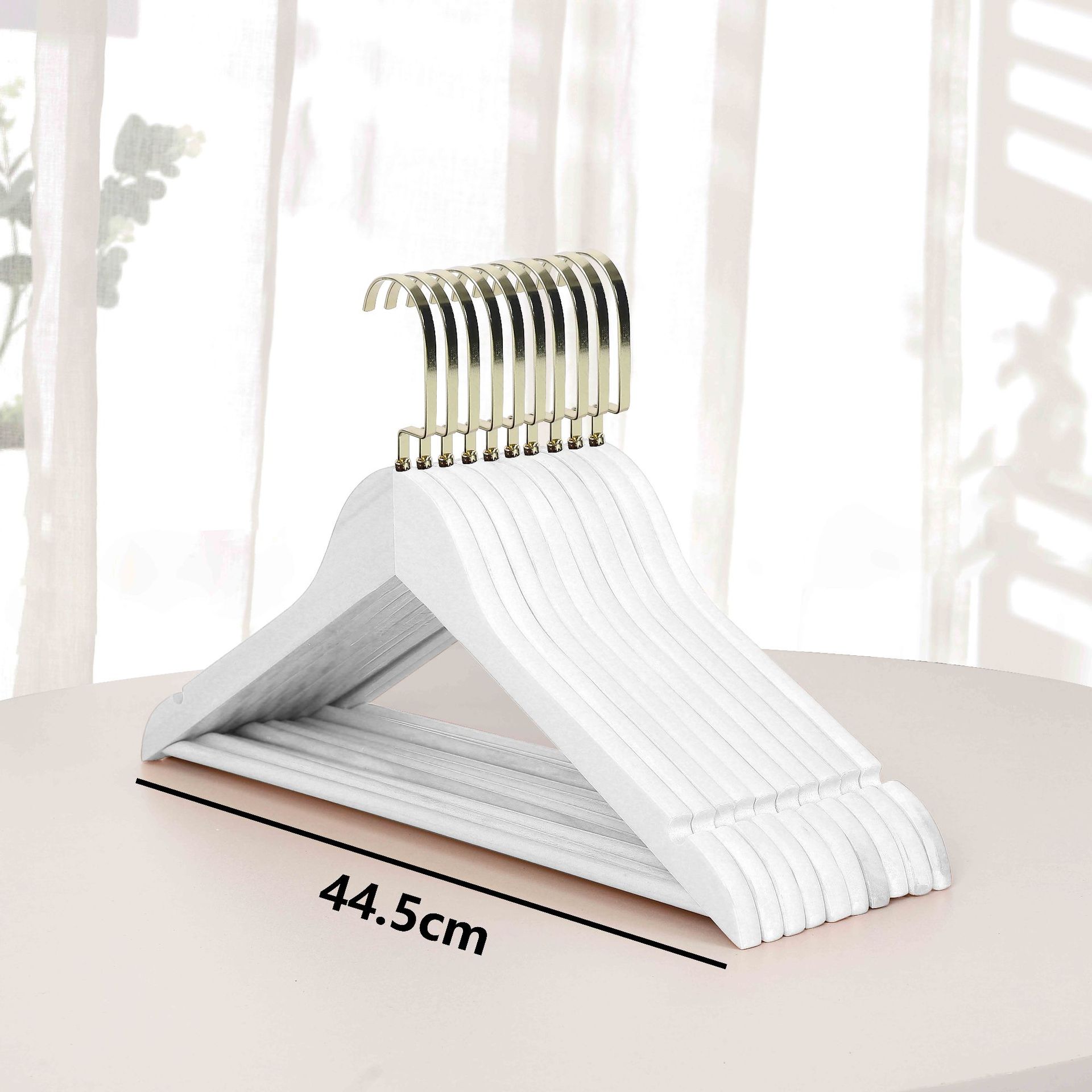 Percha de ropa de madera blanca y negra, ropa de madera, ropa de madera, ropa de hotel, ropa de comercio exterior, ropa de colgar, ropa de colgar, ropa de colgar, ropa de colgar