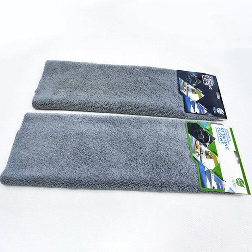 Absorbent microfiber car wipes, hot edge car wash towels, thickened small square towels, high and low wool beauty cleaning rags