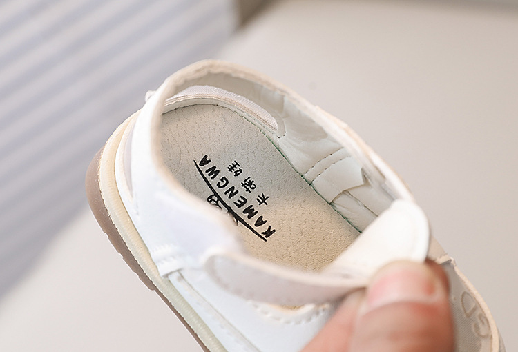 Baby-Walking-Sommer-Zehentasche, atmungsaktives Mesh, kleine weiße Baby-Sandalen, Jungen und Mädchen, Kinderschuhe, Alter 0–2_voghion.com